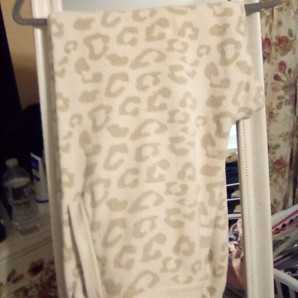 Barefoot Dream CCL Animal Print Joggers/Track pants, Cream and Stone sz 1x - Picture 8 of 10